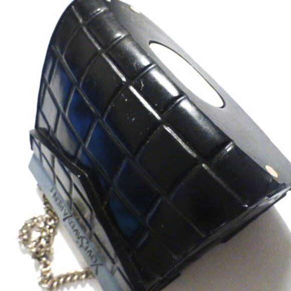 SIGNED Vintage YOVE ST. LARENT Coin PURSE BANK Vintage Coin Bank Vintage Purse - Picture 12 of 16